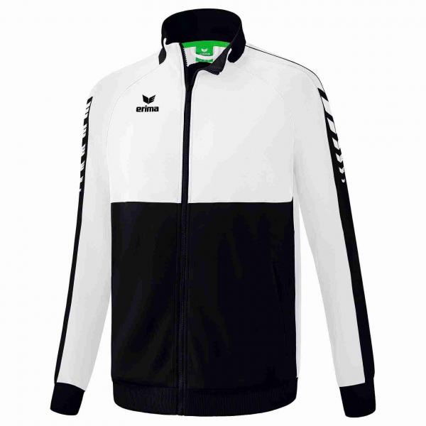 erima Trainingsjacke SIX WINGS schwarz/weiß | 116