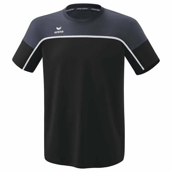 erima Trainingsshirt CHANGE black grey/slate grey/weiß | 128