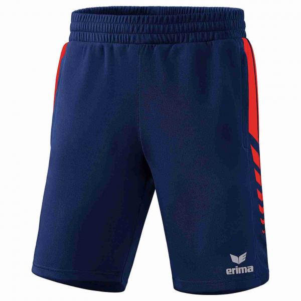erima Trainingsshort SIX WINGS new navy/rot | 116