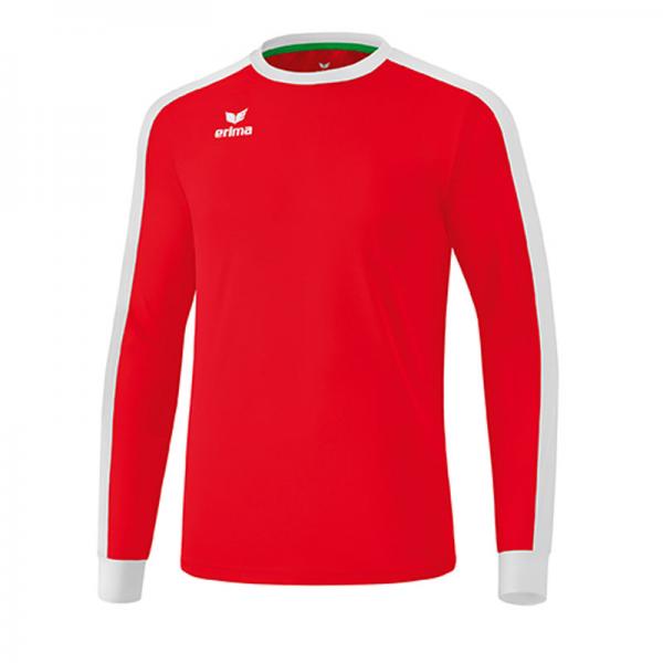 erima Trikot RETRO STAR - langarm rot/weiß | 152 | Langarm