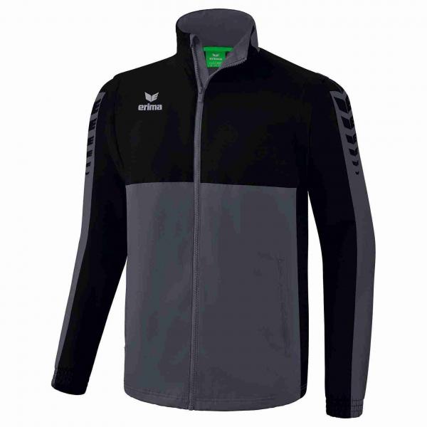 erima Windbreaker SIX WINGS -mit abnehmbaren Ärmeln slate grey/schwarz | S