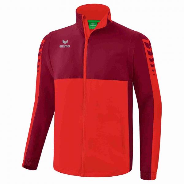 erima Windbreaker SIX WINGS -mit abnehmbaren Ärmeln rot/bordeaux | S