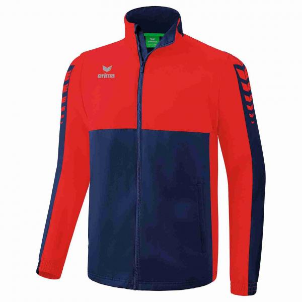 erima Windbreaker SIX WINGS -mit abnehmbaren Ärmeln new navy/rot | S