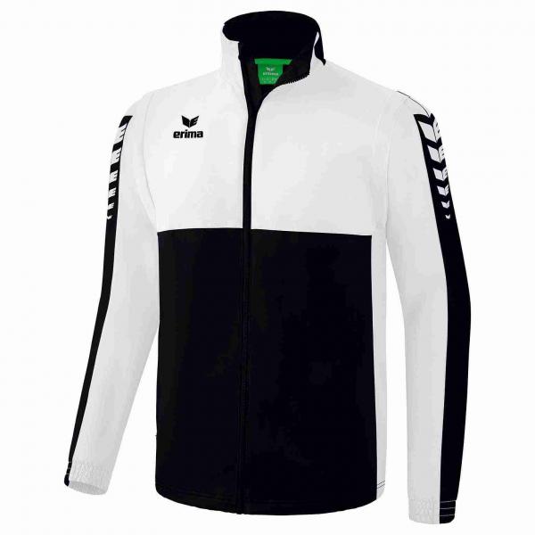 erima Windbreaker SIX WINGS -mit abnehmbaren Ärmeln schwarz/weiß | S
