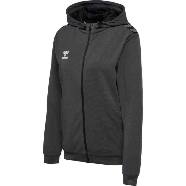 hummel Damen-Kapuzenjacke AUTHENTIC PL ZIP asphalt | XS