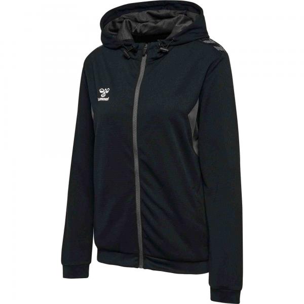 hummel Damen-Kapuzenjacke AUTHENTIC PL ZIP black | XS