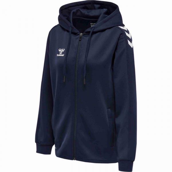 hummel Damen-Kapuzenjacke CORE XK POLY marine | XS
