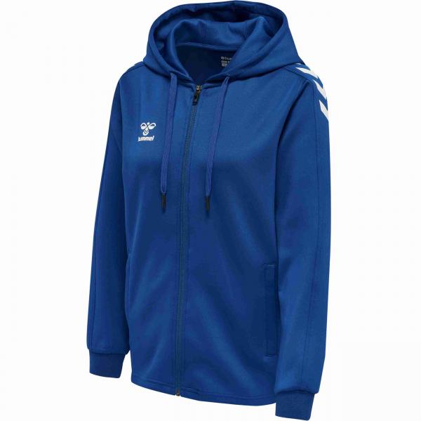 hummel Damen-Kapuzenjacke CORE XK POLY true blue | XS
