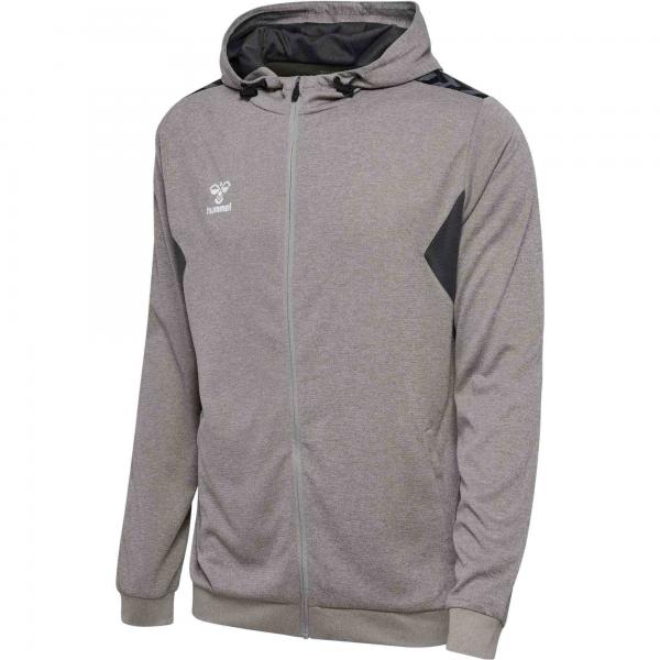 hummel Kapuzenjacke AUTHENTIC PL ZIP grey melange | 116