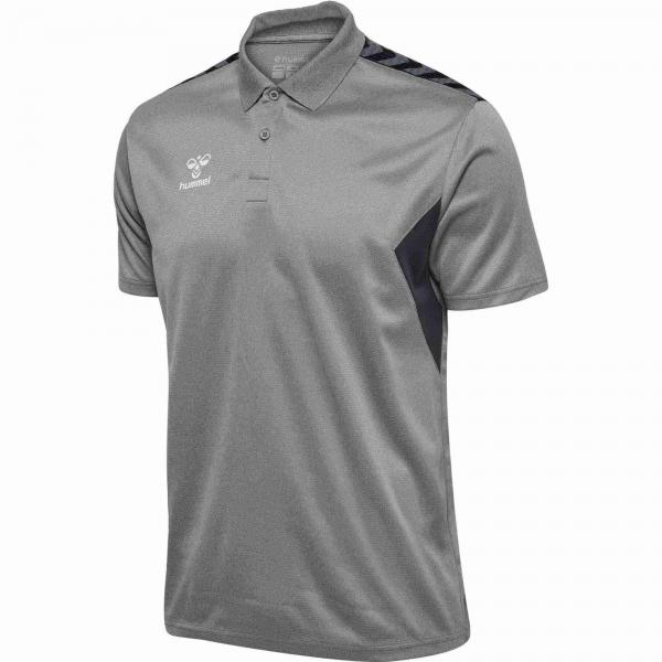 hummel Poloshirt AUTHENTIC grey melange | XS