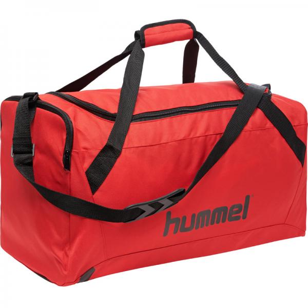 hummel Sporttasche CORE - mit seitlichen Nassfächern true red/black | S