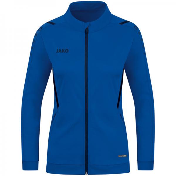 Jako Damen-Polyesterjacke CHALLENGE royalblau/schwarz | 34