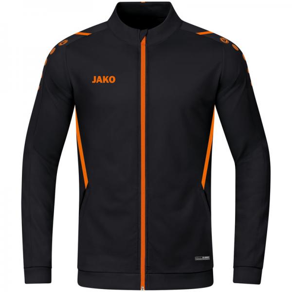 Jako Polyesterjacke CHALLENGE schwarz/neonorange | 116