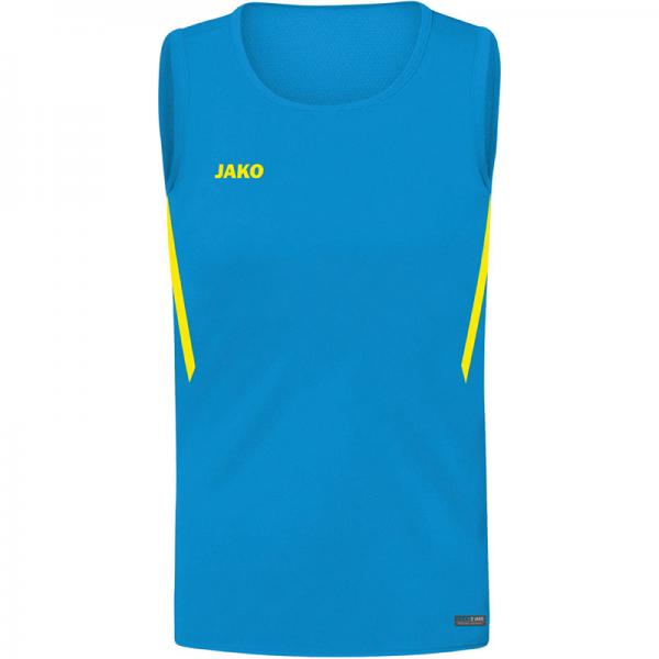 Jako Damen-Tanktop CHALLENGE JAKO blau/neongelb | 34