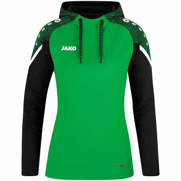 Jako Damen-Hoodie PERFORMANCE soft green/schwarz | 34