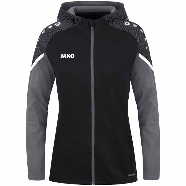 Jako Damen-Kapuzenjacke PERFORMANCE schwarz/anthrazit light | 34