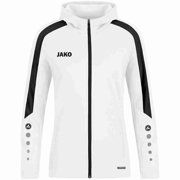 Jako Damen-Kapuzenjacke POWER weiß | 34