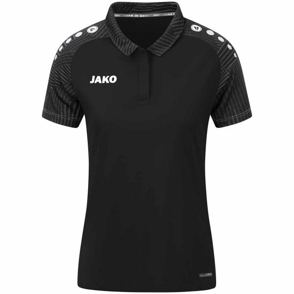 Jako Damen-Poloshirt PERFORMANCE schwarz/anthrazit light | 34