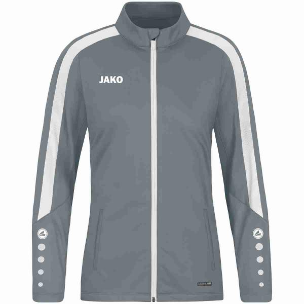 Jako Damen-Polyesterjacke POWER steingrau | 34