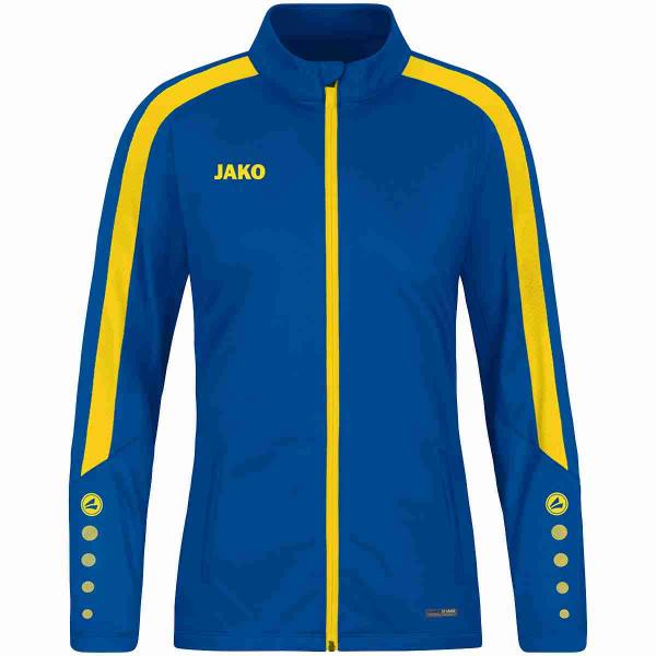 Jako Damen-Polyesterjacke POWER royal/citro | 34