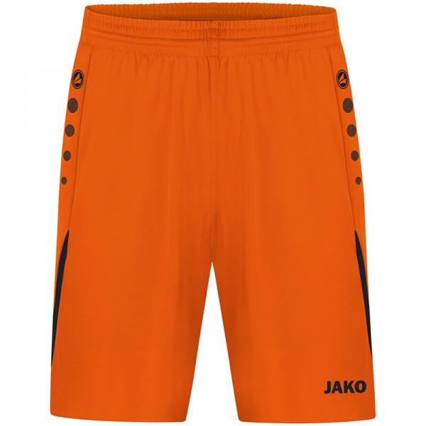 Jako Damen-Short CHALLENGE neonorange/schwarz | 34-36