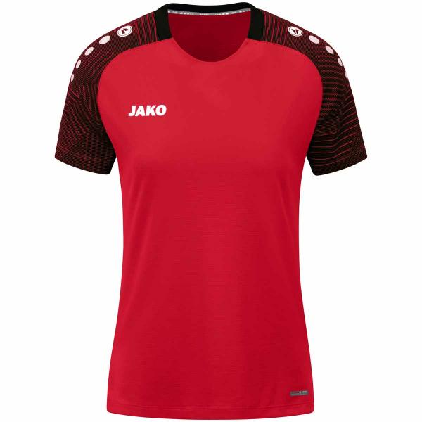 Jako Damen-T-Shirt PERFORMANCE rot/schwarz | 34