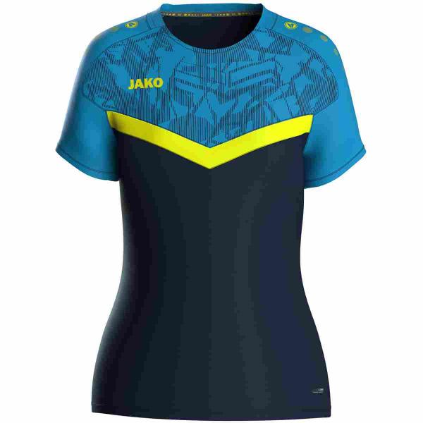 Jako Damen-Trainingsshirt ICONIC marine/Jako blau/neongelb | 34