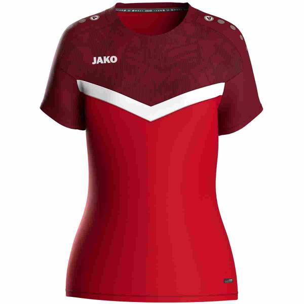 Jako Damen-Trainingsshirt ICONIC rot/weinrot | 34