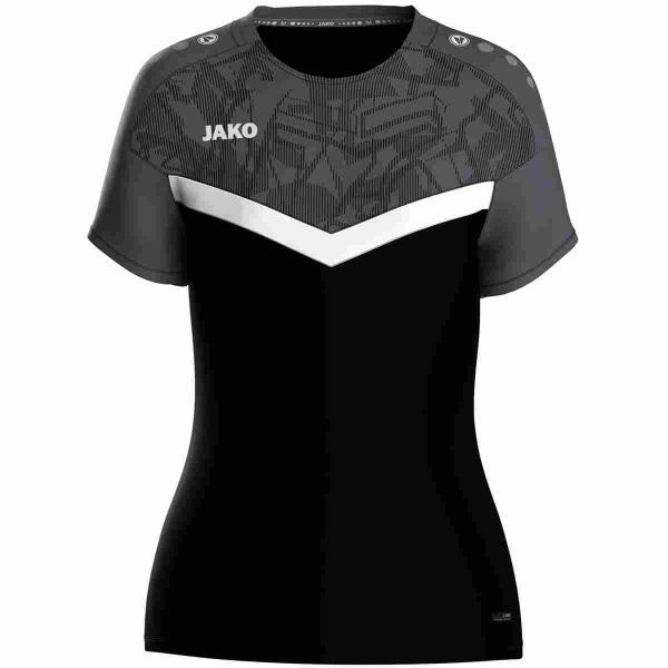 Jako Damen-Trainingsshirt ICONIC schwarz/anthrazit | 34