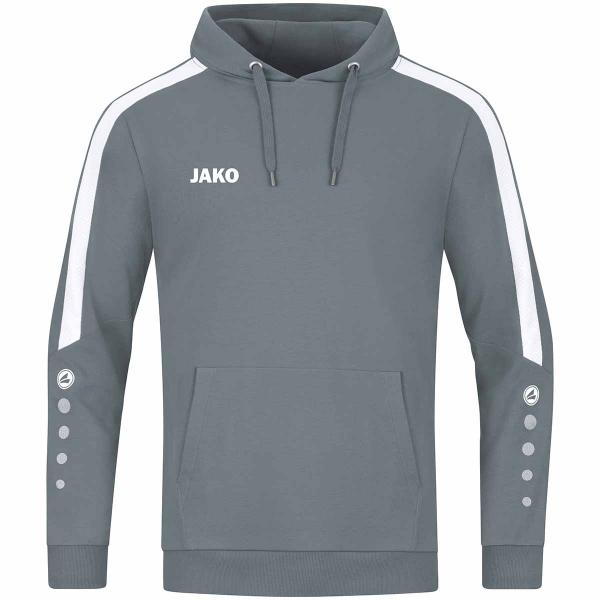 Jako Hoodie POWER steingrau | 128