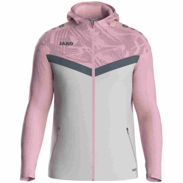 Jako Kapuzenjacke ICONIC soft grey/dusky pink/anthra light | 128