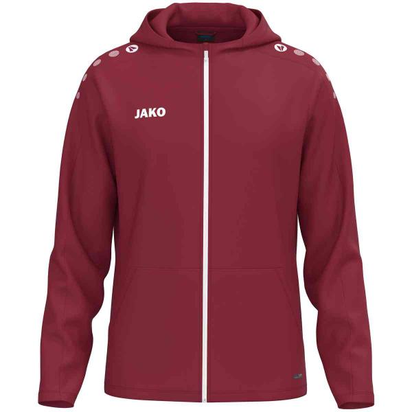 Jako Kapuzenjacke ONE bordeaux rot | 128