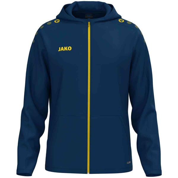 Jako Kapuzenjacke ONE navyblau/gelb | 128