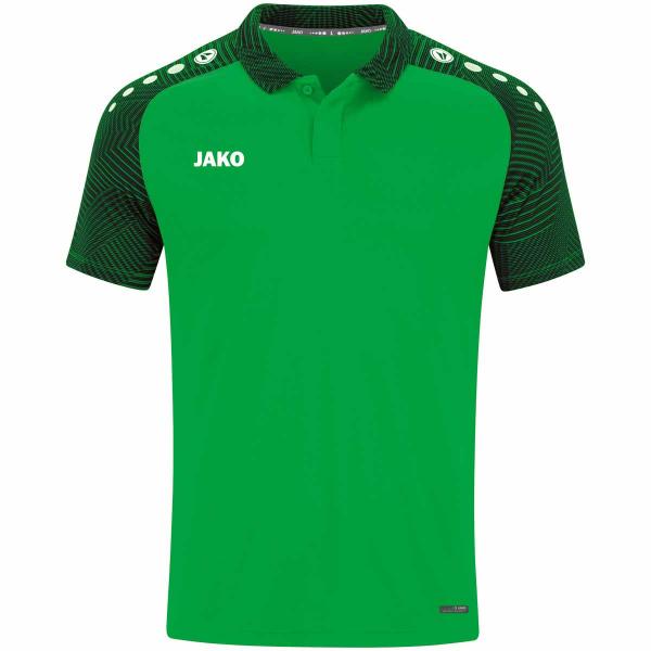 Jako Poloshirt PERFORMANCE soft green/schwarz | 140