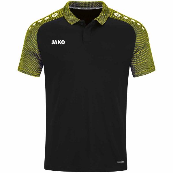 Jako Poloshirt PERFORMANCE schwarz/soft yellow | 140