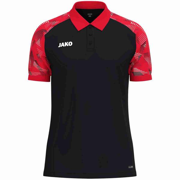 Jako Poloshirt SONIC schwarz/rot | 140