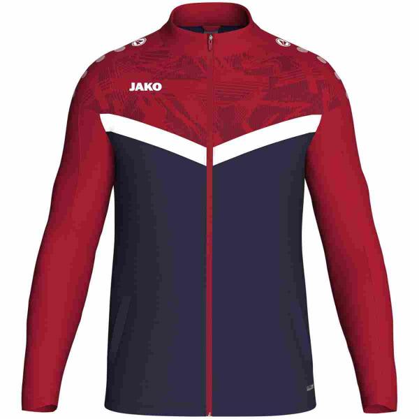 Jako Polyesterjacke ICONIC marine/chili rot | 116