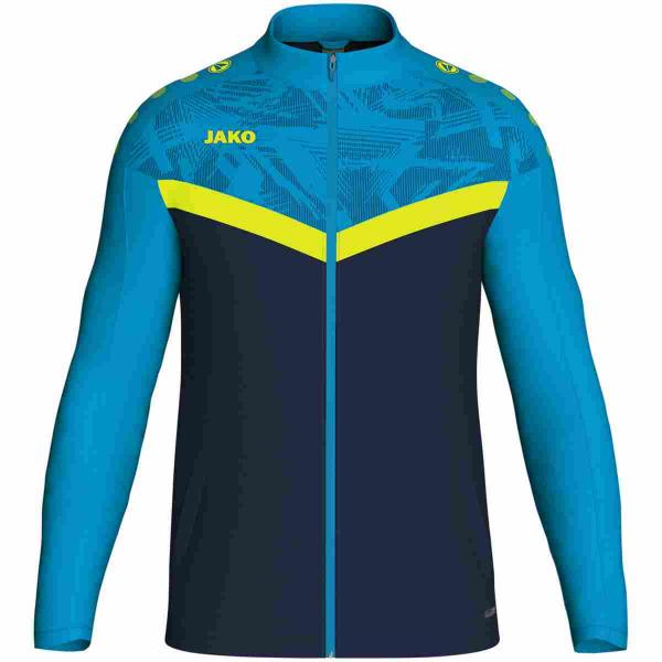 Jako Polyesterjacke ICONIC marine/Jako blau/neongelb | 116