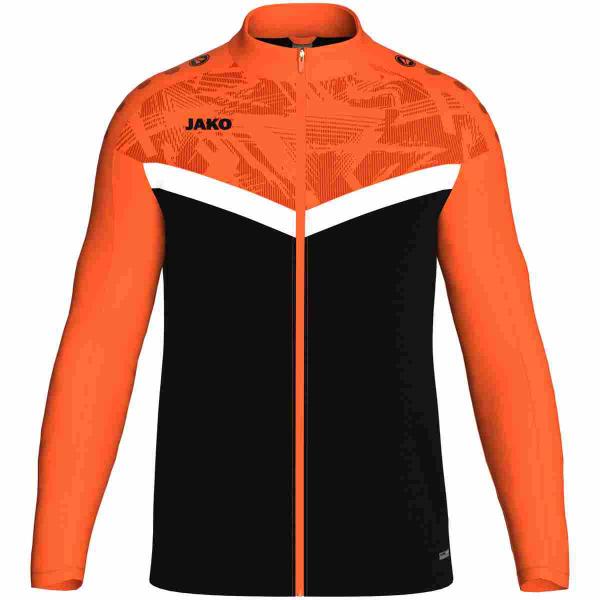 Jako Polyesterjacke ICONIC schwarz/neonorange | 116