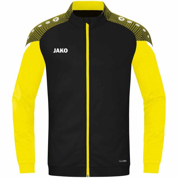 Jako Polyesterjacke PERFORMANCE schwarz/soft yellow | 116