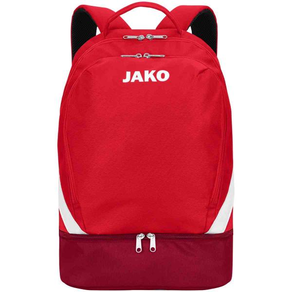 Jako Rucksack ICONIC - mit Bodenfach rot/weinrot