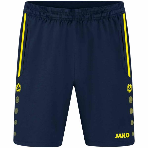 Jako Short ALLROUND - ohne Innenslip marine/neongelb | 128