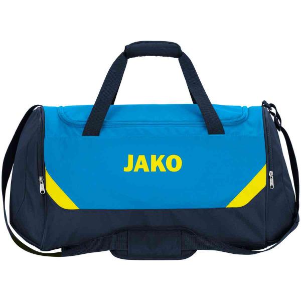 Jako Sporttasche ICONIC - mitseitlichem Nassfach JAKO blau/marine/neongelb | Senior