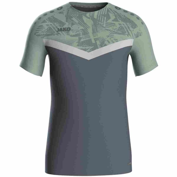 Jako Trainingsshirt ICONIC anthrazit light/mintgrün/soft grey | 116