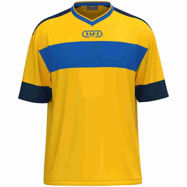 Jako Trikot CLUB 92  - kurzarm gelb/royal/navy | S | Kurzarm