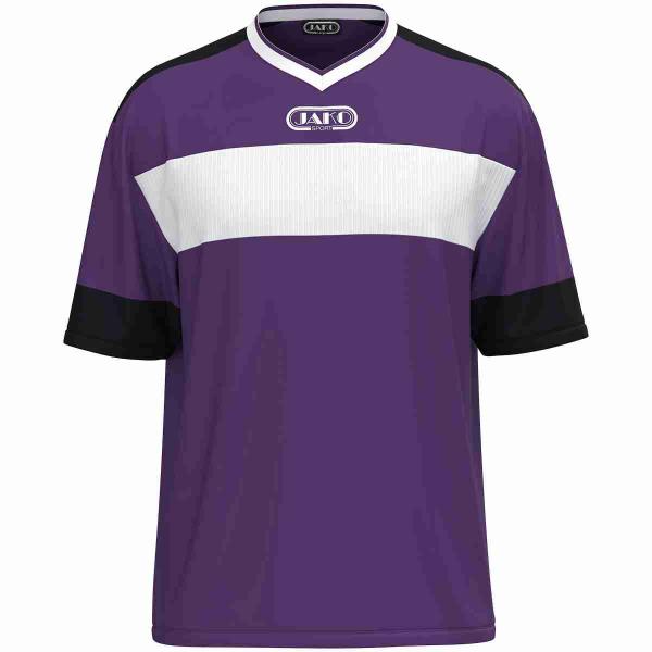 Jako Trikot CLUB 92  - kurzarm lila/weiß/schwarz | S | Kurzarm