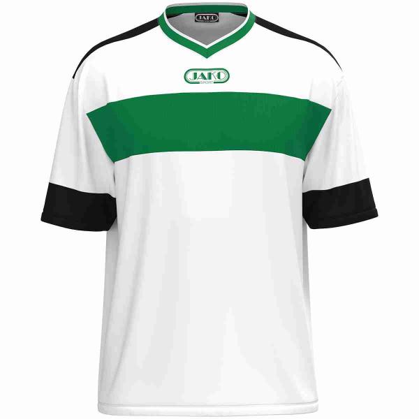 Jako Trikot CLUB 92  - kurzarm weiß/grün/schwarz | S | Kurzarm