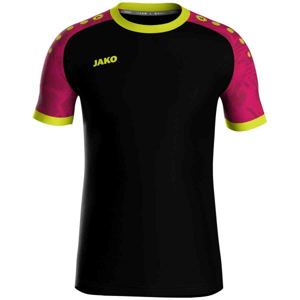 Jako Trikot ICONIC schwarz/pink/neongelb | 116 | Kurzarm