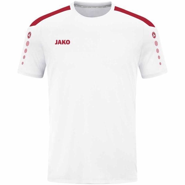 Jako Trikot POWER weiß/rot | 116 | Kurzarm