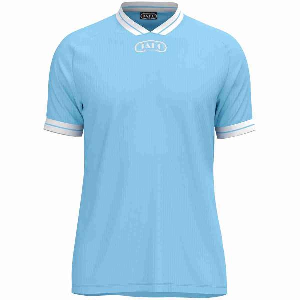 Jako Trikot Retro - kurzarm lightblue/weiß | 128 | Kurzarm